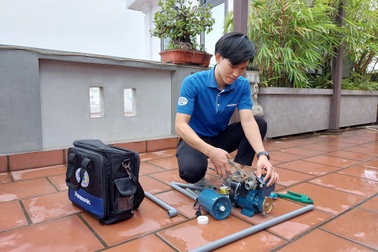 Khắc phục nước yếu nhờ "song bơm" Panasonic