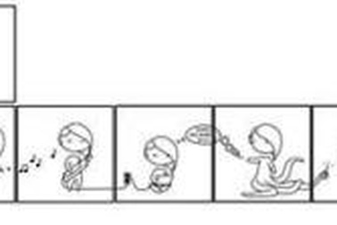 Truyện tranh được viết trên… sợi tóc