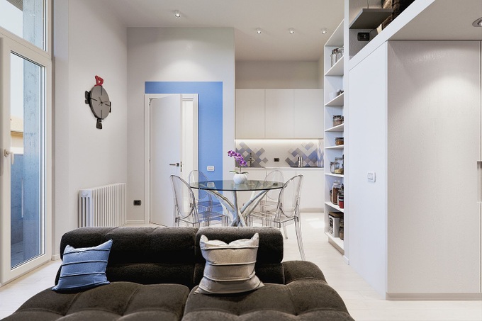 Căn hộ 29m² gây thương nhó với màu trắng tinh khôi cùng nội thất siêu tiết kiệm không gian - Ảnh 7. Căn hộ 29m² gây thương nhó với màu trắng tinh khôi cùng nội thất siêu tiết kiệm không gian - Ảnh 7.