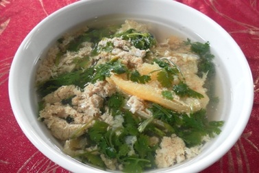 Canh tôm tít nấu khế 