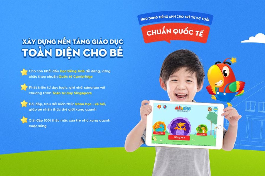 Alostar - Ứng dụng học tiếng Anh tích hợp cho trẻ mầm non - 1 Alostar - Ứng dụng học tiếng Anh tích hợp cho trẻ mầm non - 1