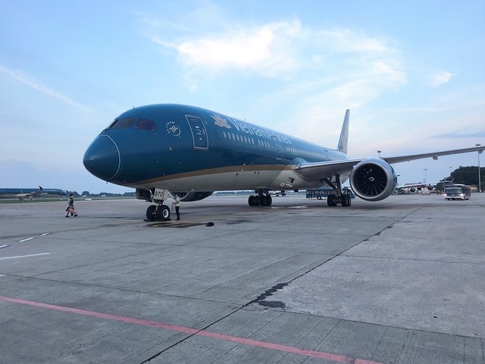 Chuyến bay khai thác bằng tàu bay Boeing 787-9 – một trong những dòng tàu bay lớn và hiện đại nhất Việt Nam hiện nay.