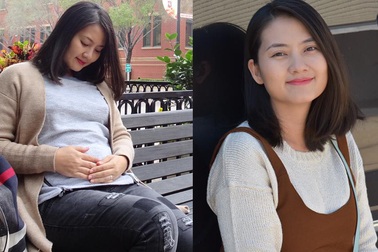 Diễn viên Ngọc Lan lần đầu khoe ảnh bụng bầu