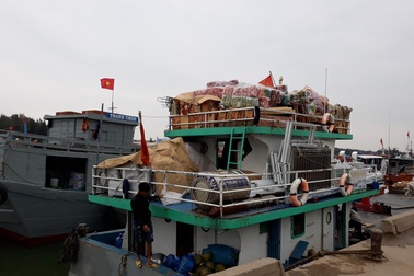 Người dân Lý Sơn chưa thể về nhà đón Tết vì biển động