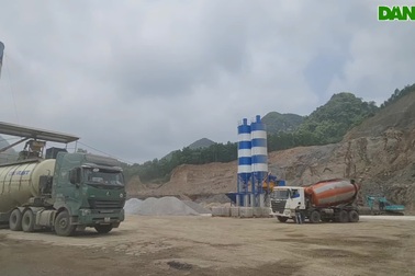 Trạm trộn bê tông không phép