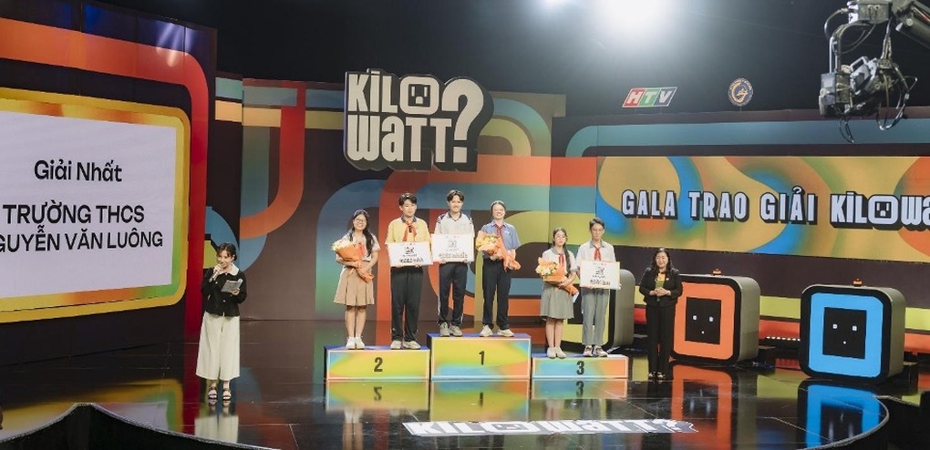 Trường THCS Nguyễn Văn Luông (TPHCM) đạt giải nhất gameshow truyền hình Kilowatt - 1 Trường THCS Nguyễn Văn Luông (TPHCM) đạt giải nhất gameshow truyền hình Kilowatt - 1
