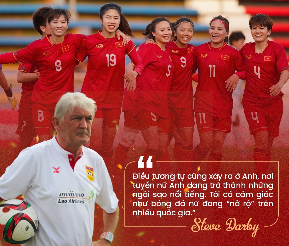 Steve Darby: Tuyển nữ Việt Nam nhận được sự tôn trọng trên toàn thế giới - 1 Steve Darby: Tuyển nữ Việt Nam nhận được sự tôn trọng trên toàn thế giới - 1