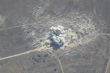 Iskander Nga bắn nổ điểm đóng quân của Ukraine, tạo sóng xung kích