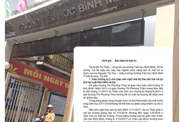 Kiến nghị sai sót tại Trường Bình Minh: Phòng Giáo dục lên tiếng