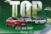 Top xe bán chạy tháng 12/2022: VinFast bất ngờ chiếm hai vị trí