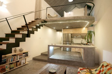 Nhà gác lửng 40 m2 gây bất ngờ của chàng trai độc thân ở Hà Nội