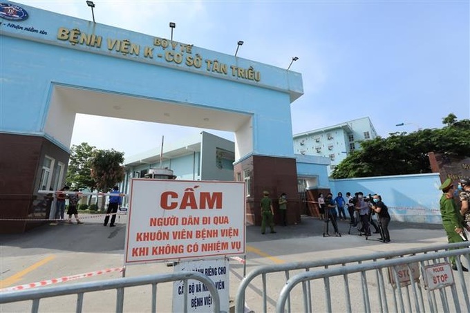 Bệnh viện K chính thức thông báo có 10 trường hợp nghi nhiễm COVID-19 - Ảnh 1.