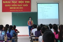 Đạt giải kỳ thi giáo viên dạy giỏi có thể được xét nâng lương trước thời hạn