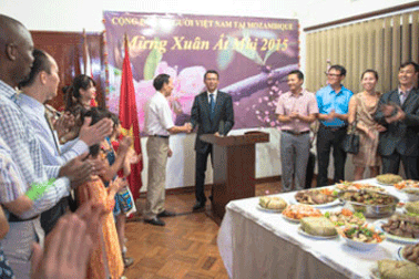 Đại sứ quán Việt Nam tại Mozambique tổ chức Tết cổ truyền dân tộc cho cộng đồng