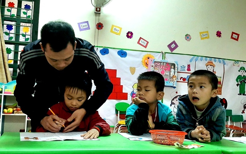 Rộn ràng giờ học hạnh phúc của các thầy giáo dạy trẻ mầm non - 3 Rộn ràng giờ học hạnh phúc của các thầy giáo dạy trẻ mầm non - 3