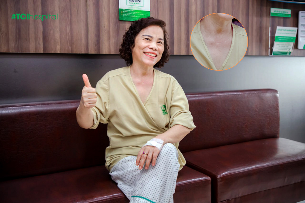 Ám ảnh sẹo, người phụ nữ chọn giải pháp không dao kéo khi u tuyến giáp tái phát - 1 Ám ảnh sẹo, người phụ nữ chọn giải pháp không dao kéo khi u tuyến giáp tái phát - 1