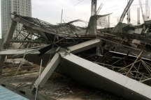 Hà Nội: Sập công trình trường mầm non ở Mỹ Đình