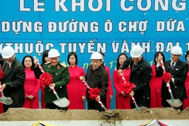 Hơn 1 tỷ đồng cho mỗi mét đường Ô Chợ Dừa - Hoàng Cầu 