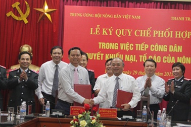 Kịp thời nắm bắt tâm tư, khiếu nại, tố cáo của nông dân