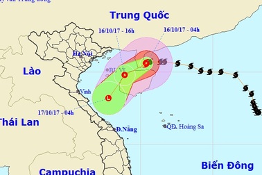 Bão số 11 sắp vào Vịnh Bắc Bộ