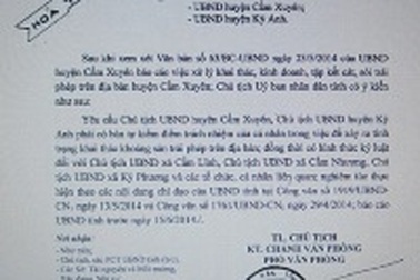 Kiểm điểm 2 Chủ tịch huyện buông lỏng quản lý khoáng sản