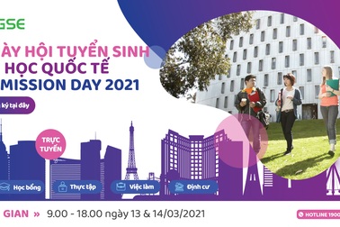 Phỏng vấn ngay học bổng lên tới 100% học phí tại Ngày hội Tuyển sinh Du học Quốc tế 2021