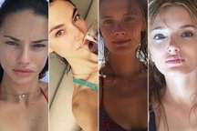 Ngắm mặt mộc của thiên thần Victoria's Secret