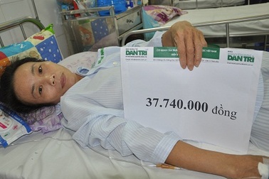 Gần 38 triệu đồng đến với cô Nguyễn Thị Hoa