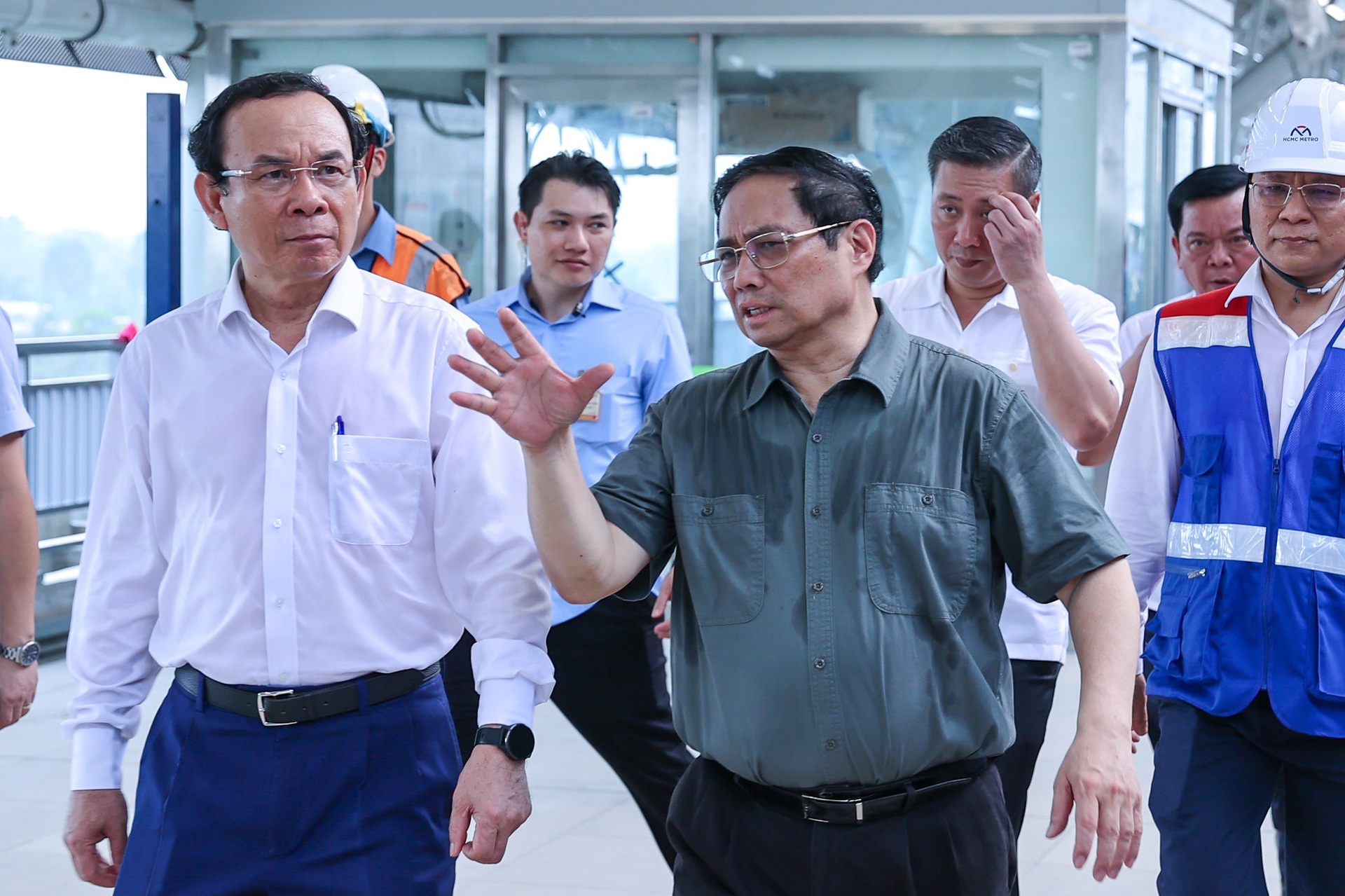 Thủ tướng Phạm Minh Chính thị sát các công trình trọng điểm ở TPHCM - 5 Thủ tướng Phạm Minh Chính thị sát các công trình trọng điểm ở TPHCM - 5