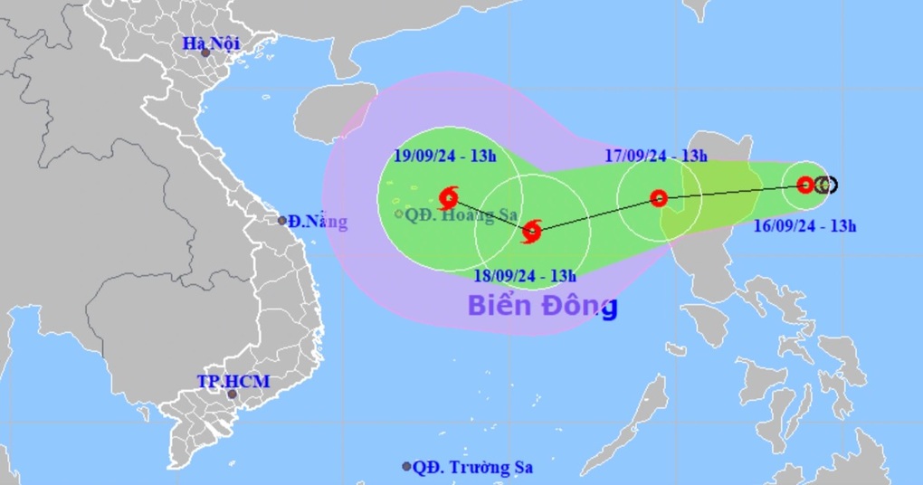 Hai kịch bản nếu áp thấp nhiệt đới mạnh thành bão số 4 - 1 Hai kịch bản nếu áp thấp nhiệt đới mạnh thành bão số 4 - 1