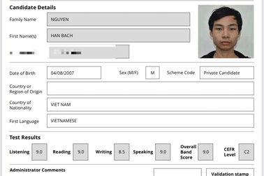 Nam sinh lớp 11 "trường làng" đạt 9.0 IELTS