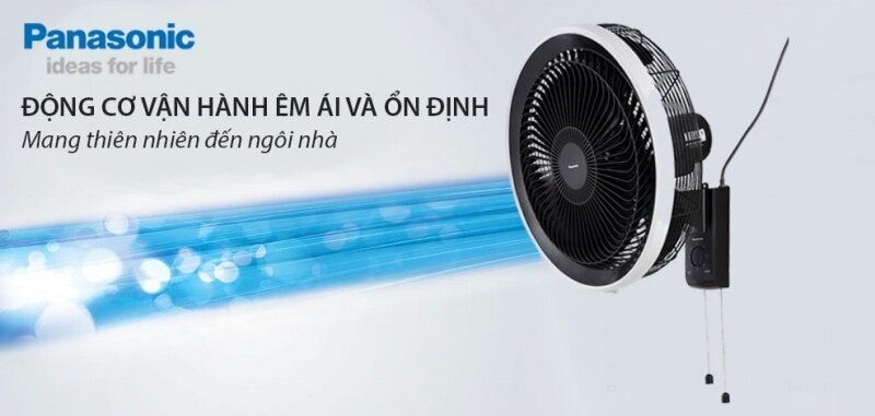 Quạt treo tường Panasonic F-50YUZ – Tiết kiệm, an toàn, làm mát tốt