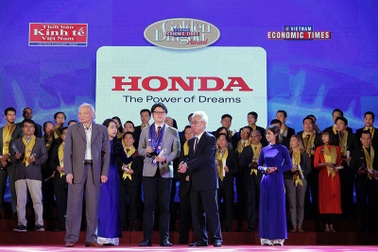 Honda Việt Nam được vinh danh với giải thưởng Rồng Vàng