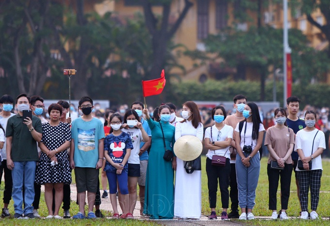 Lễ chào cờ sáng 2/9/2020 tại Quảng trường Ba Đình, trước Lăng Chủ tịch Hồ Chí Minh - Ảnh 13.