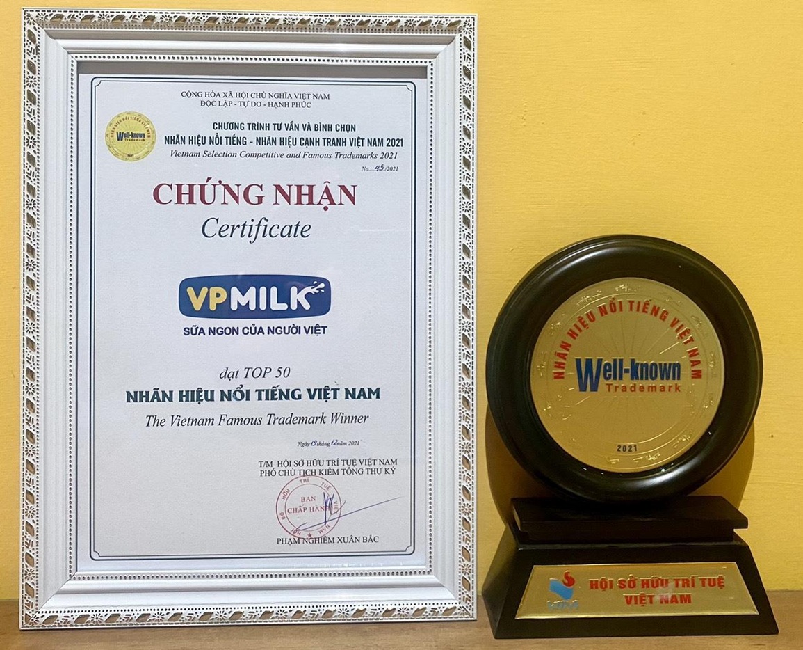 VPMilk và thành tích Nhãn hiệu nổi tiếng Việt Nam 2 năm liền - 2