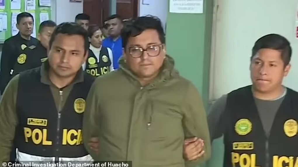 Nghi phạm Juan Pablo Jesus Pinto bị cảnh sát bắt giữ và có thể phải đối mặt với án tử hình (Ảnh: Đơn vị điều tra tội phạm thành phố Huacho). Nghi phạm Juan Pablo Jesus Pinto bị cảnh sát bắt giữ và có thể phải đối mặt với án tử hình (Ảnh: Đơn vị điều tra tội phạm thành phố Huacho).