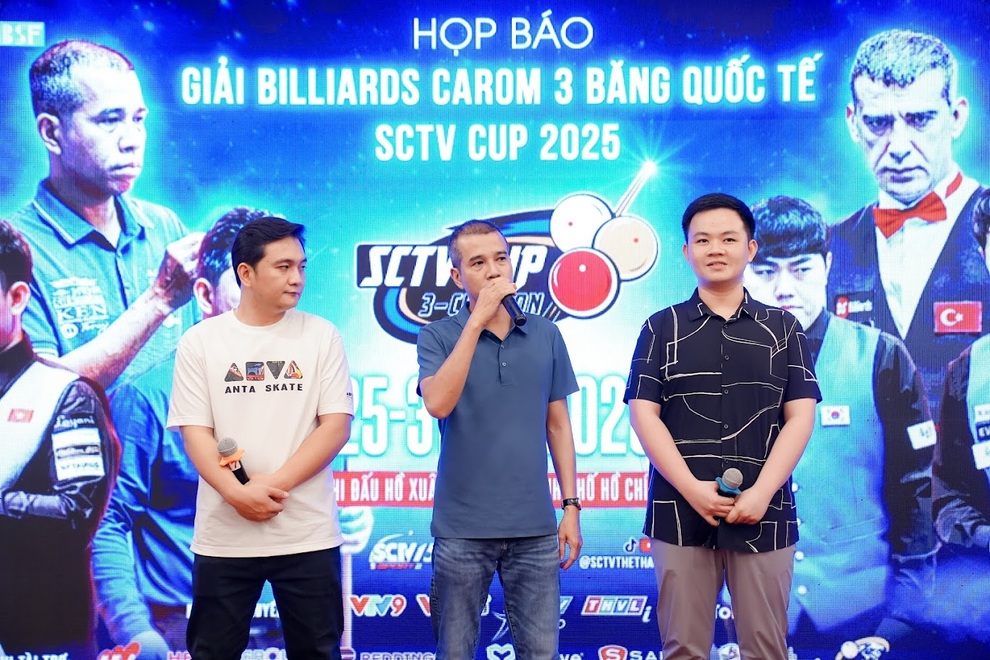 Giải billiards SCTV Cup 2025 thu hút 250 cơ thủ đăng ký trong 5 ngày - 1 Giải billiards SCTV Cup 2025 thu hút 250 cơ thủ đăng ký trong 5 ngày
