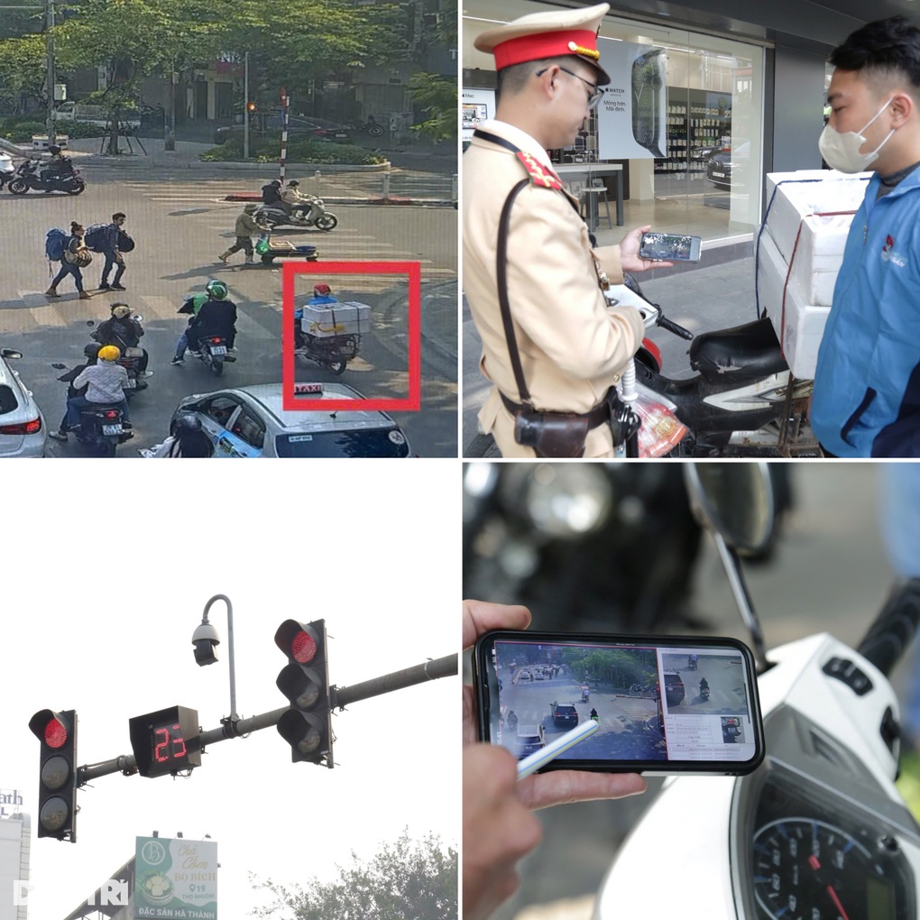 Ngày đầu áp dụng mức xử phạt vi phạm mới, nam tài xế hối hận vì vượt đèn đỏ - 2 Ngày đầu áp dụng mức xử phạt vi phạm mới, nam tài xế hối hận vì vượt đèn đỏ - 2
