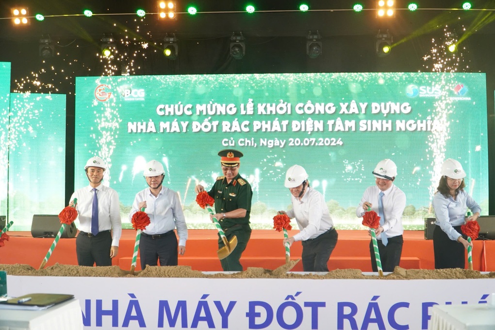 TPHCM khởi công nhà máy đốt rác phát điện Tâm Sinh Nghĩa - 2 TPHCM khởi công nhà máy đốt rác phát điện Tâm Sinh Nghĩa - 2