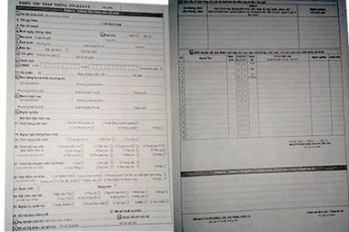 Đề nghị Bộ Công an làm rõ việc buộc dân kê khai 32 thông tin cá nhân