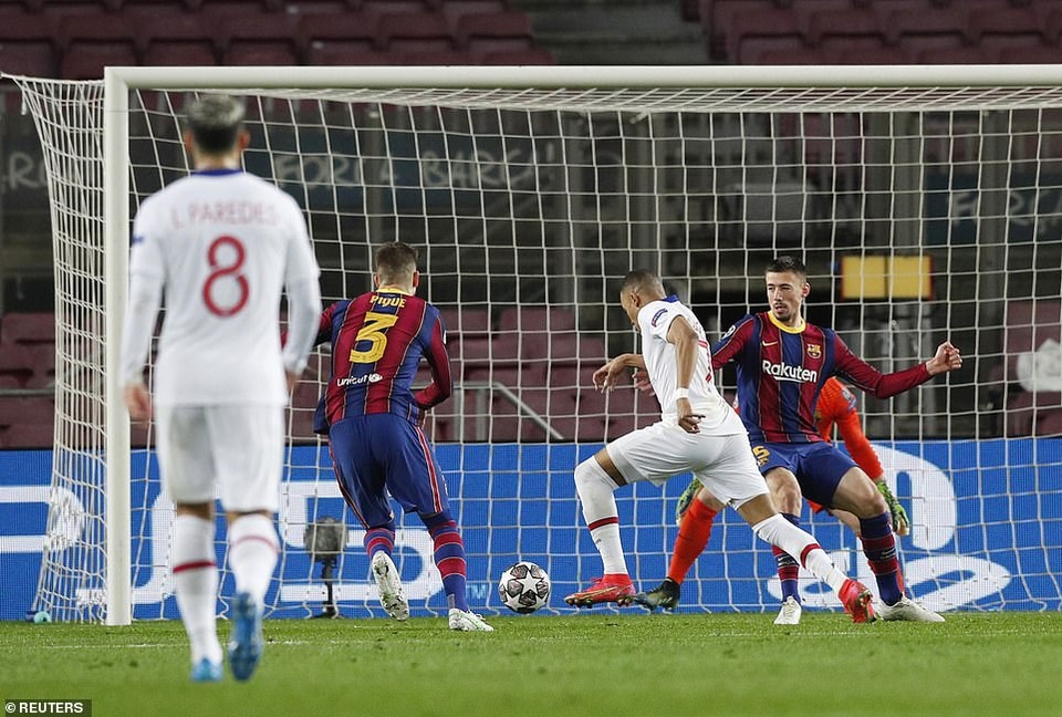 Barcelona 1-4 PSG: Cú hattrick của Mbappe - 3 Barcelona 1-4 PSG: Cú hattrick của Mbappe - 3