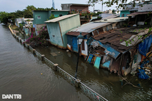 Người dân TPHCM bất an khi bờ kè Thanh Đa bị nước xé toạc, sạt lở lan rộng