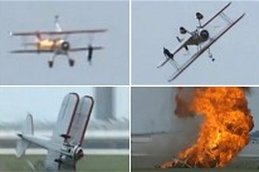 Mỹ: Máy bay nổ tung khi trình diễn, 2 người thiệt mạng