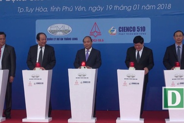 Thủ tướng bấm nút khởi công cầu vượt sông Ba hơn 340 tỷ đồng