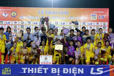 Phong Phú Hà Nam vô địch giải Nữ Cúp Quốc gia – Cúp LS 2019