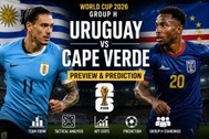 Nhận định Uruguay - Cape Verde (5h ngày 22/6): Viết tiếp câu chuyện cổ tích
