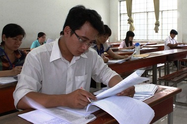 Nhiều trường đã chấm thi xong
