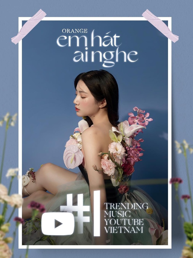 MV &quot;Em hát ai nghe&quot; của Orange đạt top 1 thịnh hành YouTube  - Ảnh 1.