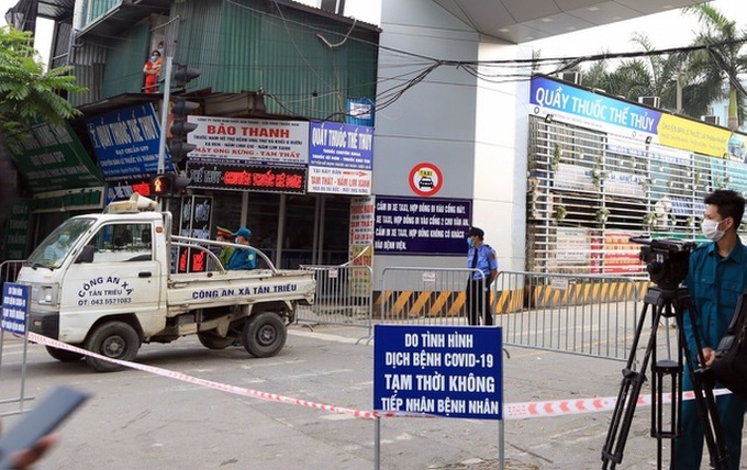 Bệnh viện K Tân Triều cách ly, tạm dừng tiếp nhận bệnh nhân sau khi phát hiện 10 ca dương tính với SARS-CoV-2 - Ảnh 1. Bệnh viện K Tân Triều cách ly, tạm dừng tiếp nhận bệnh nhân sau khi phát hiện 10 ca dương tính với SARS-CoV-2 - Ảnh 1.