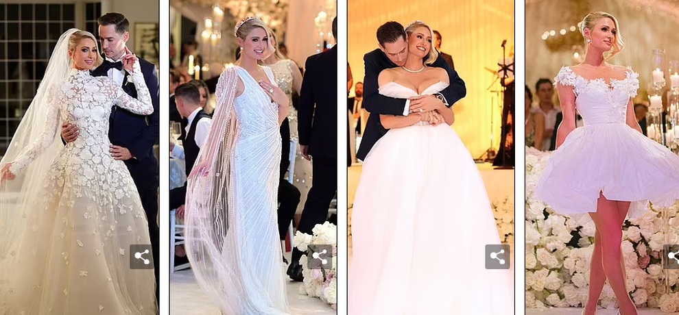 Đám cưới xa hoa của kiều nữ Paris Hilton - 2 Đám cưới xa hoa của kiều nữ Paris Hilton - 2